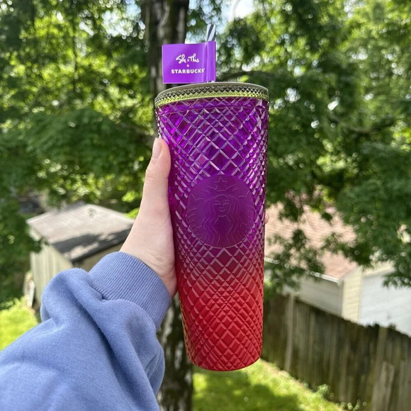 Starbucks Spring 2024 Jeweled Ombre Tumbler Venti 24oz - "She + This - Picture 2 of 6